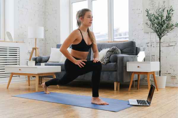 Woman exercising confidently after femiwand treatment Bognor Regis