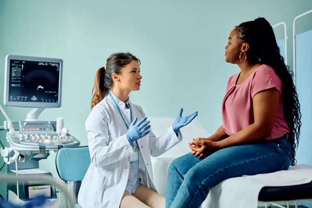 Rejuvenating Intimacy: Exploring Surgical Solutions for Vaginal Laxity 1 Woman have consultation about vaginal laxity Bognor Regis